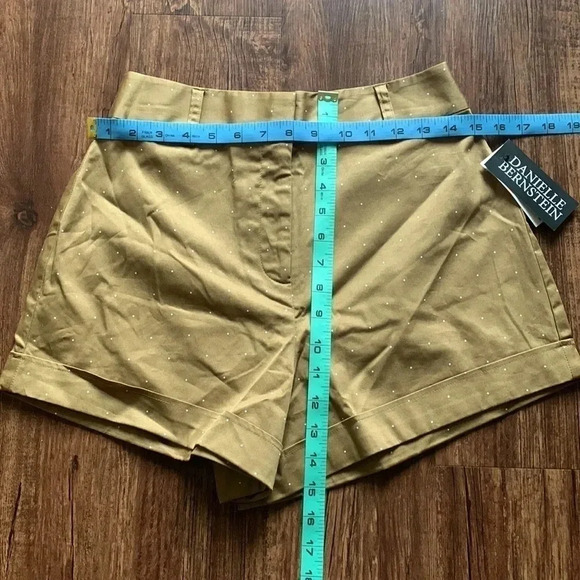 Macy’s x Danielle Bernstein Boyfriend Dress Shorts Polka Dot NWT - Picture 9 of 12